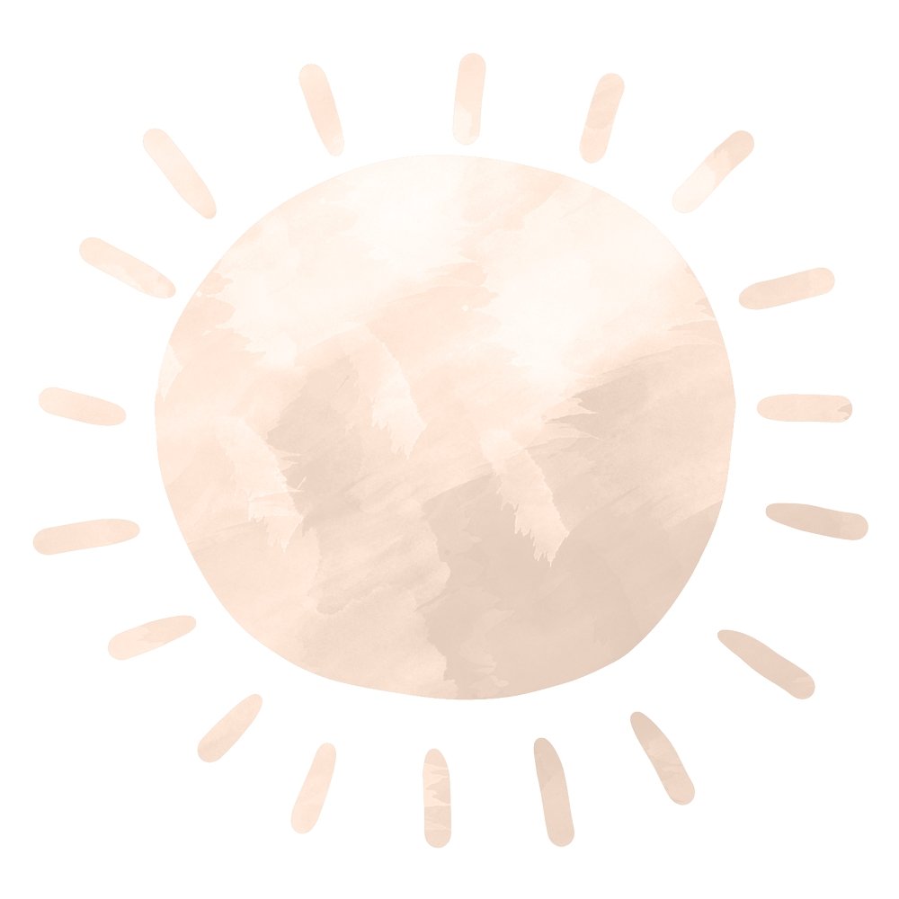 Baby Boy Elephant Sun Fabric Panel