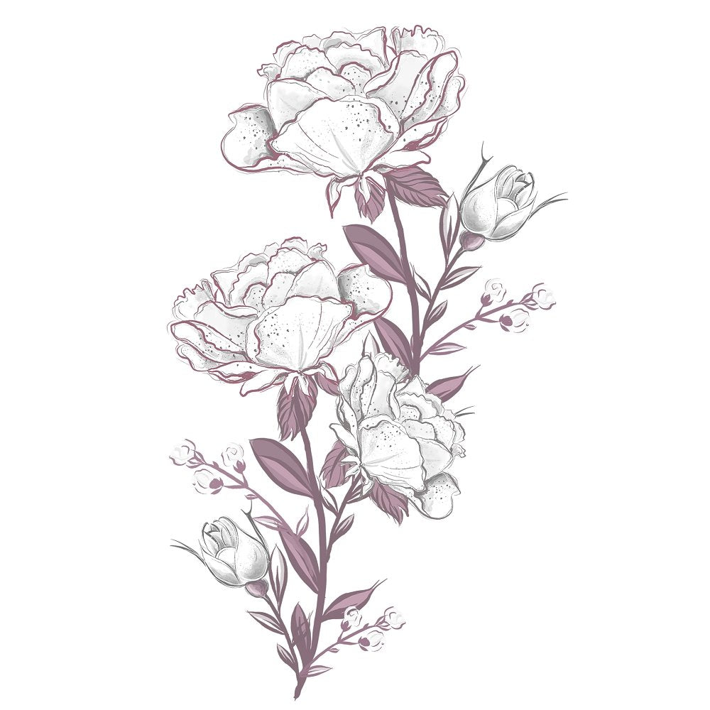 Baby Girl Floral #1 Fabric Panel