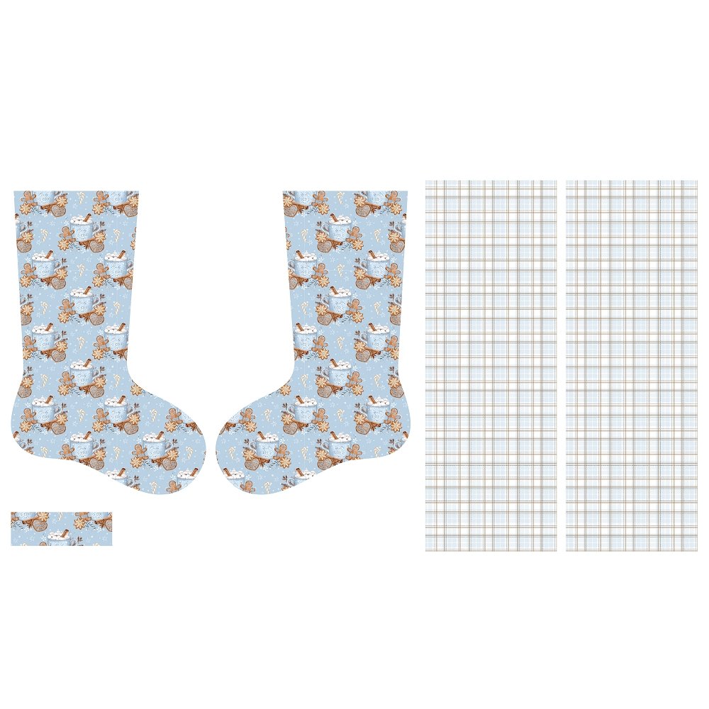 Baby It's Cold Outside Stocking Fabric Panel