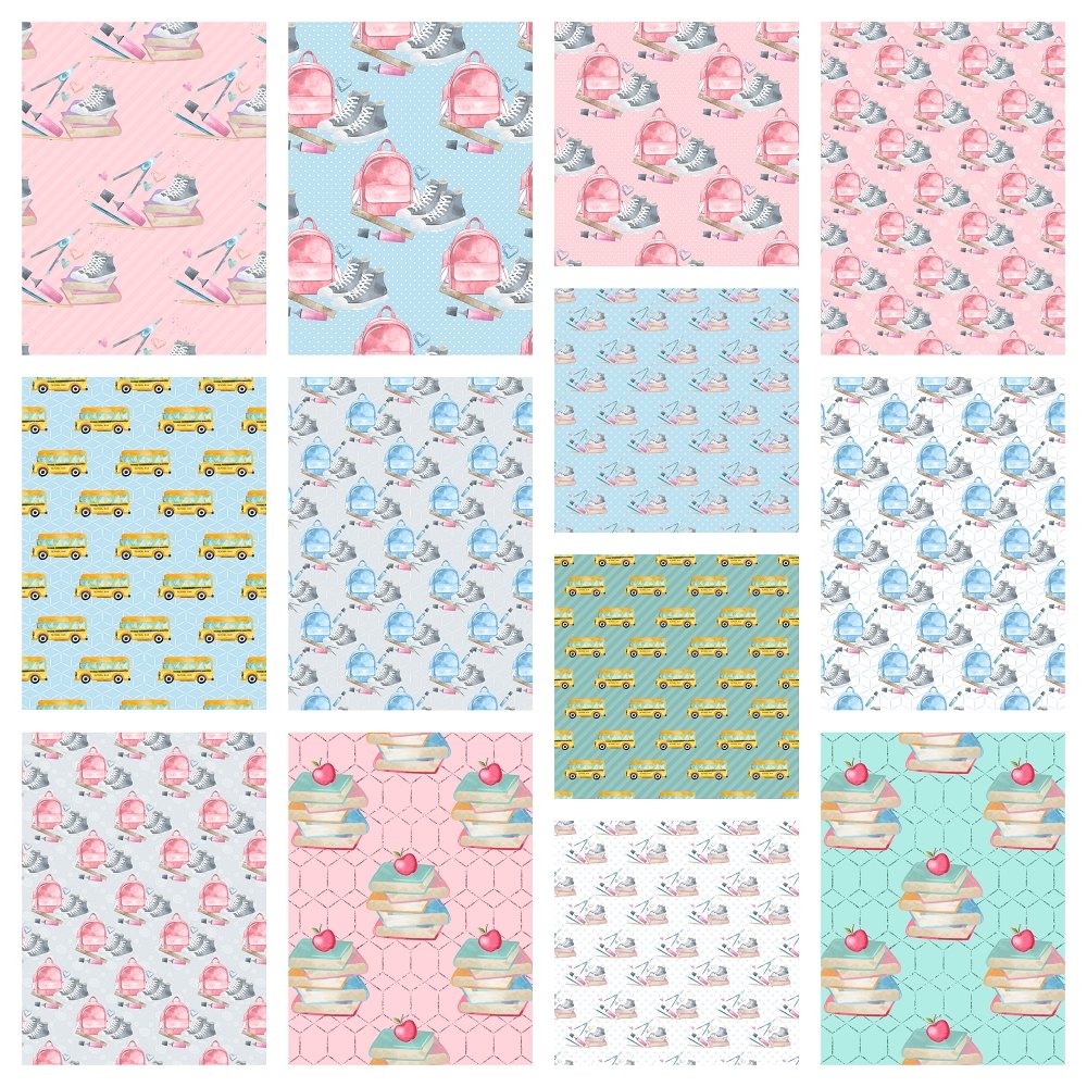 Back to School Fat Eighth Bundle - 13 Pieces