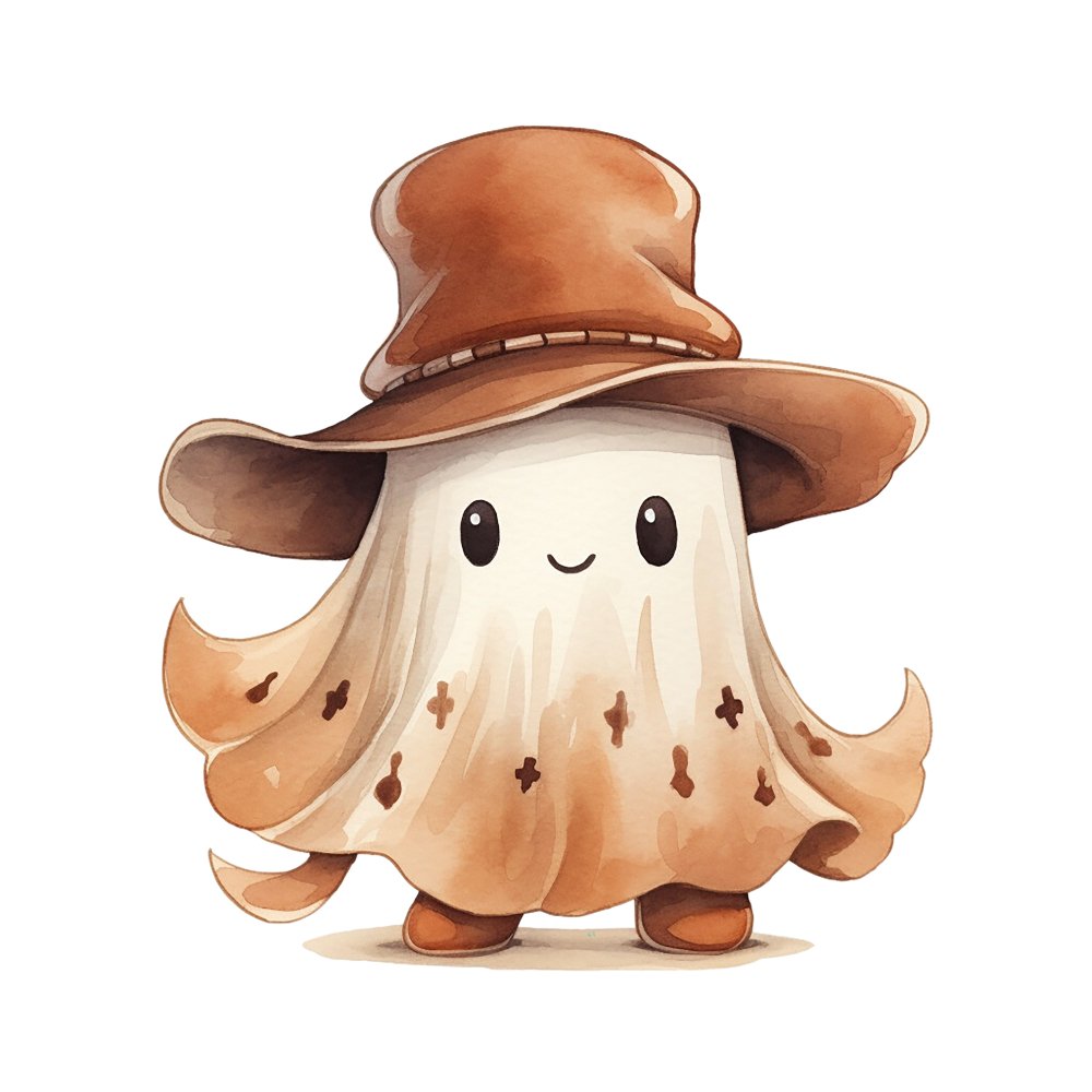 Boo Haw Ghosty #2 Fabric Panel