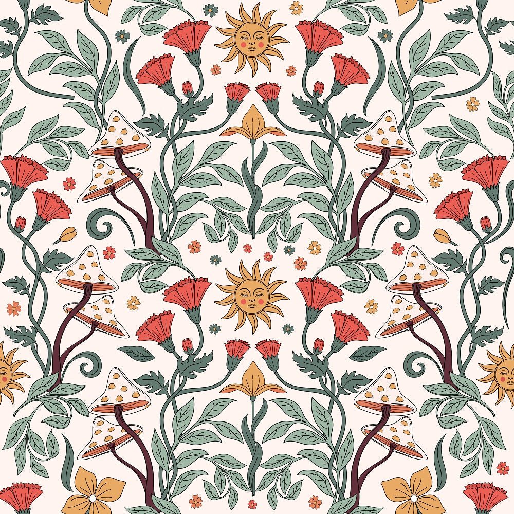 Boho Garden Pattern #10 Fabric