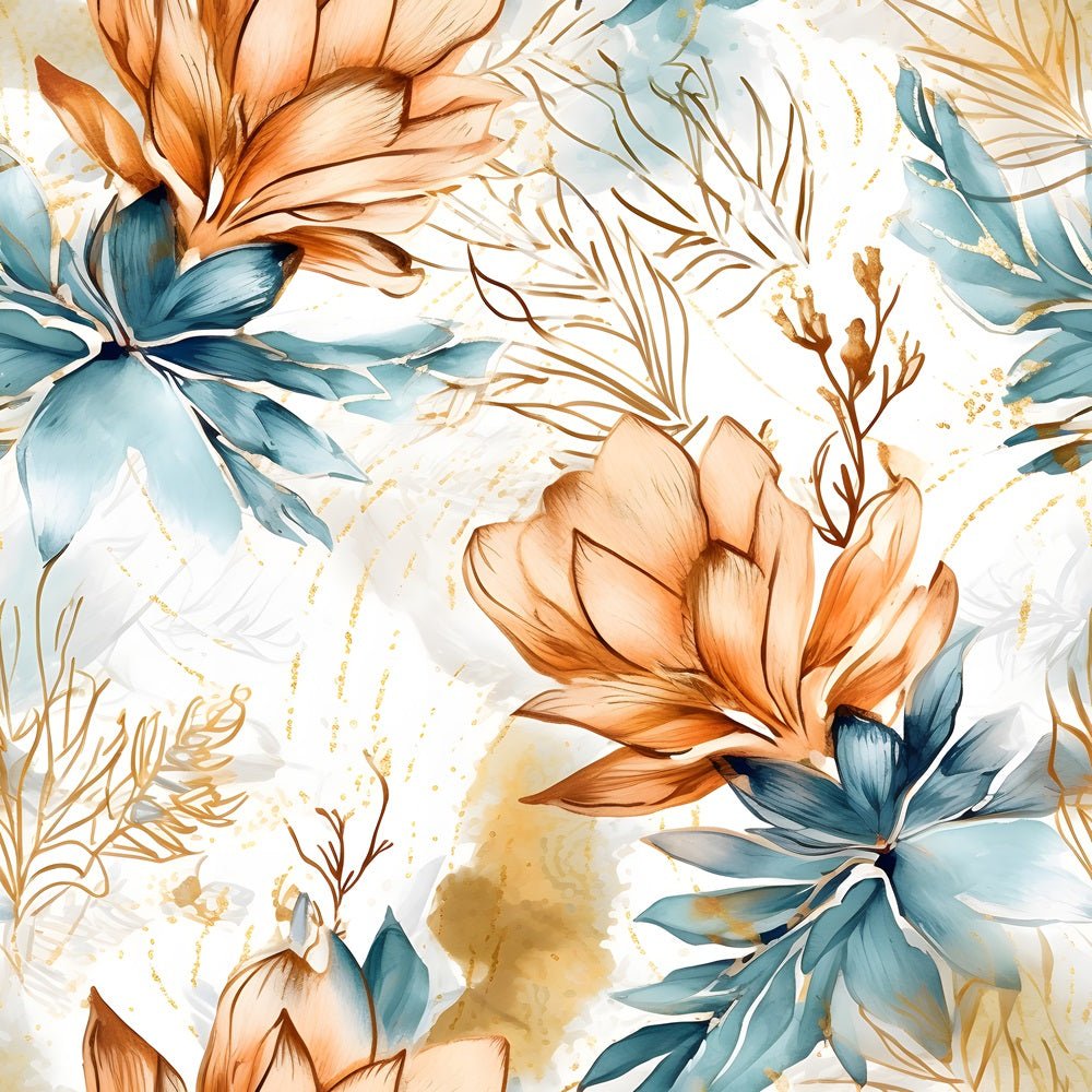 Boho Beach Botanical Variation #1 Fabric