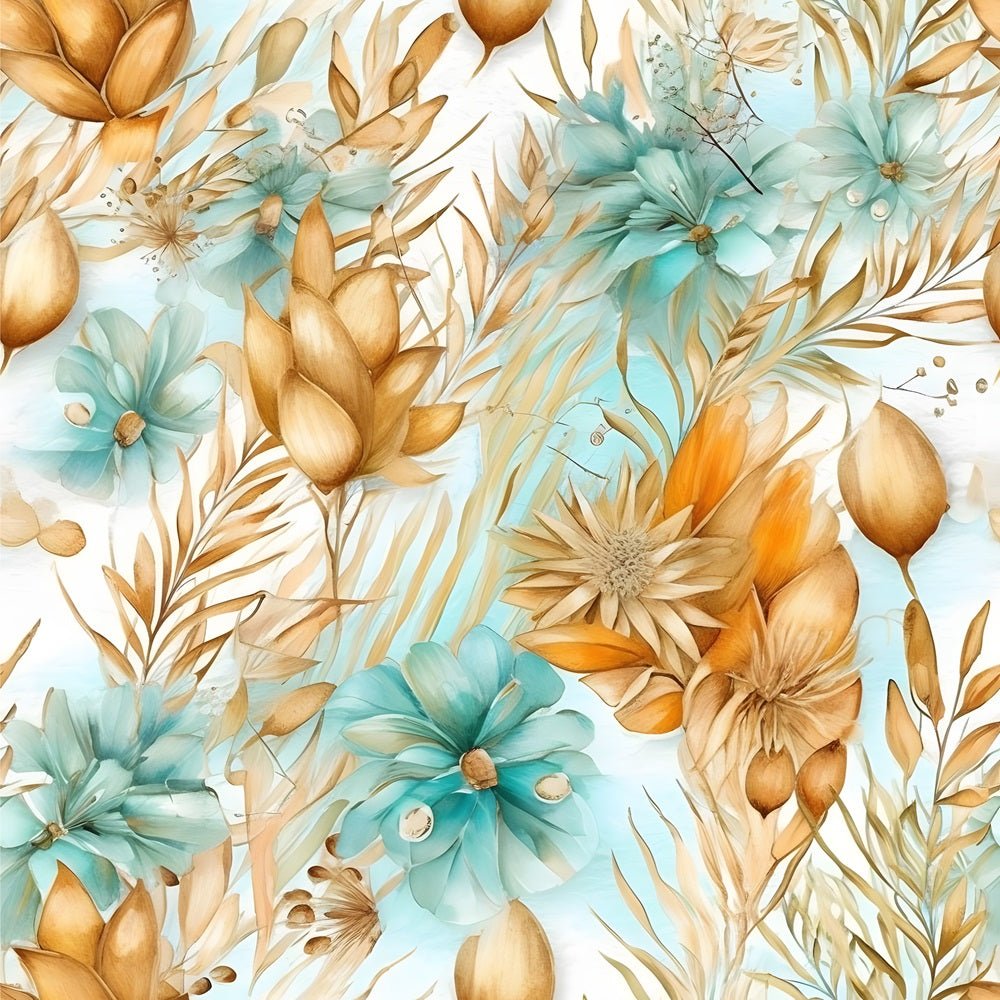 Boho Beach Botanical Variation #10 Fabric