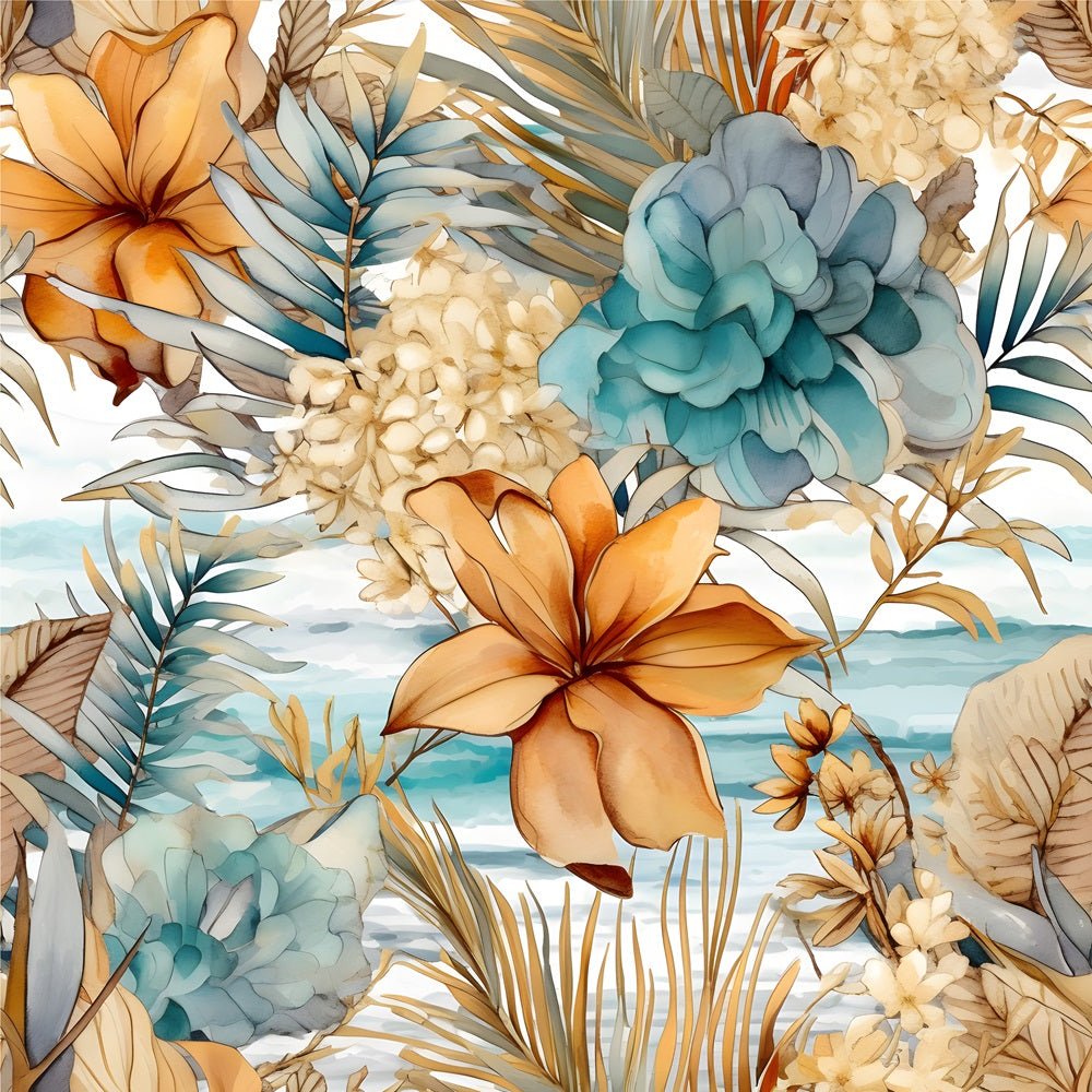 Boho Beach Botanical Variation #12 Fabric