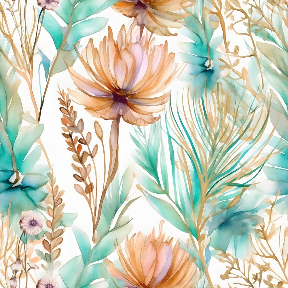 Boho Beach Botanical Variation #9 Fabric