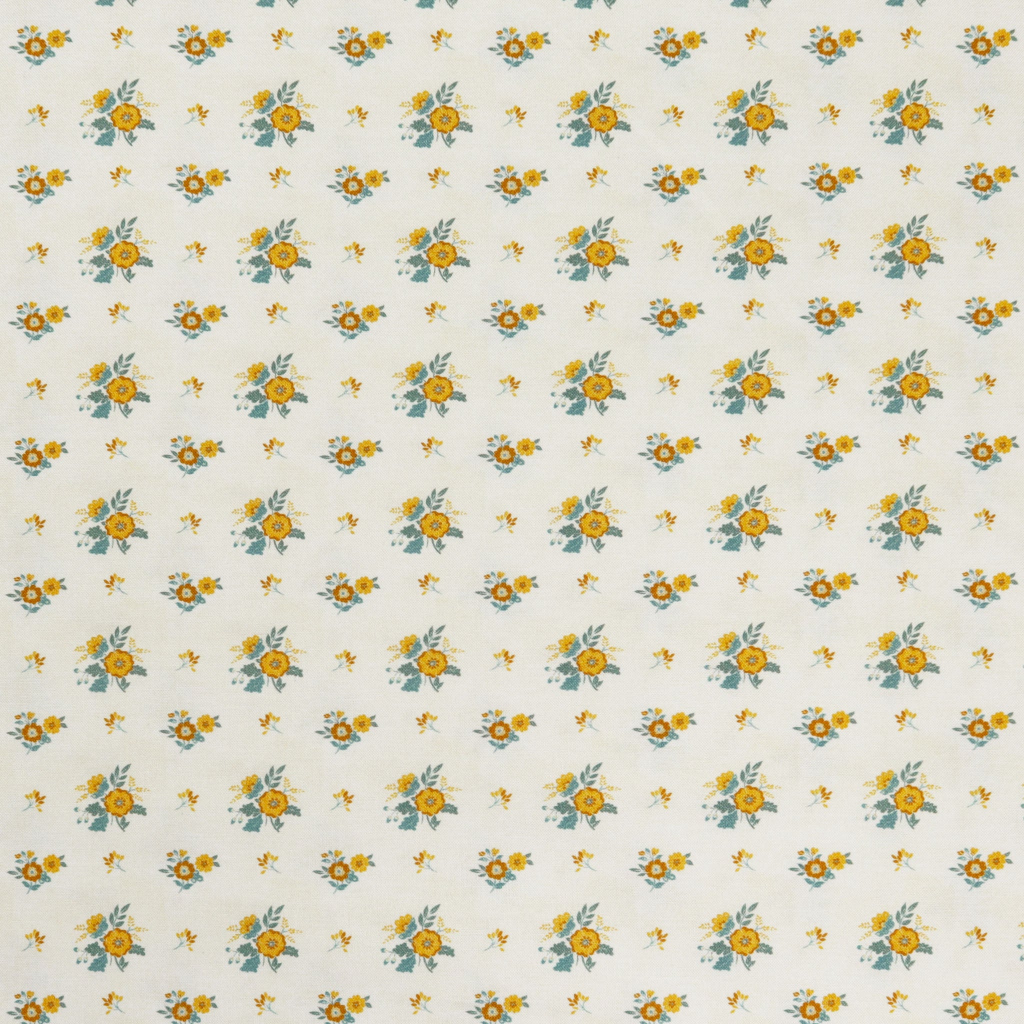 Chalk Barn Fabric Collection - Chalk Paint Small Floral Light Yellow