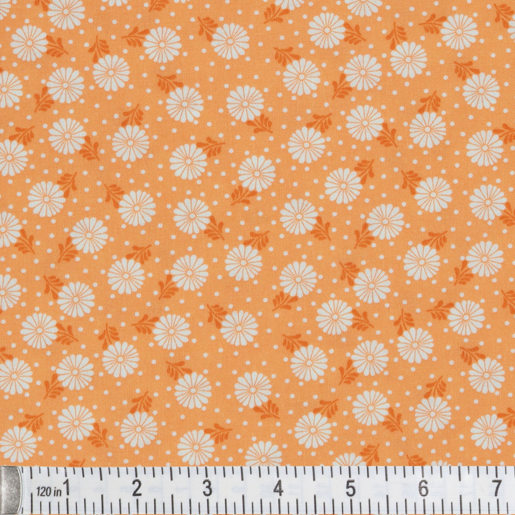 Color It Sunshine Fabric Collection - Sunshine Zinnia Tangerine