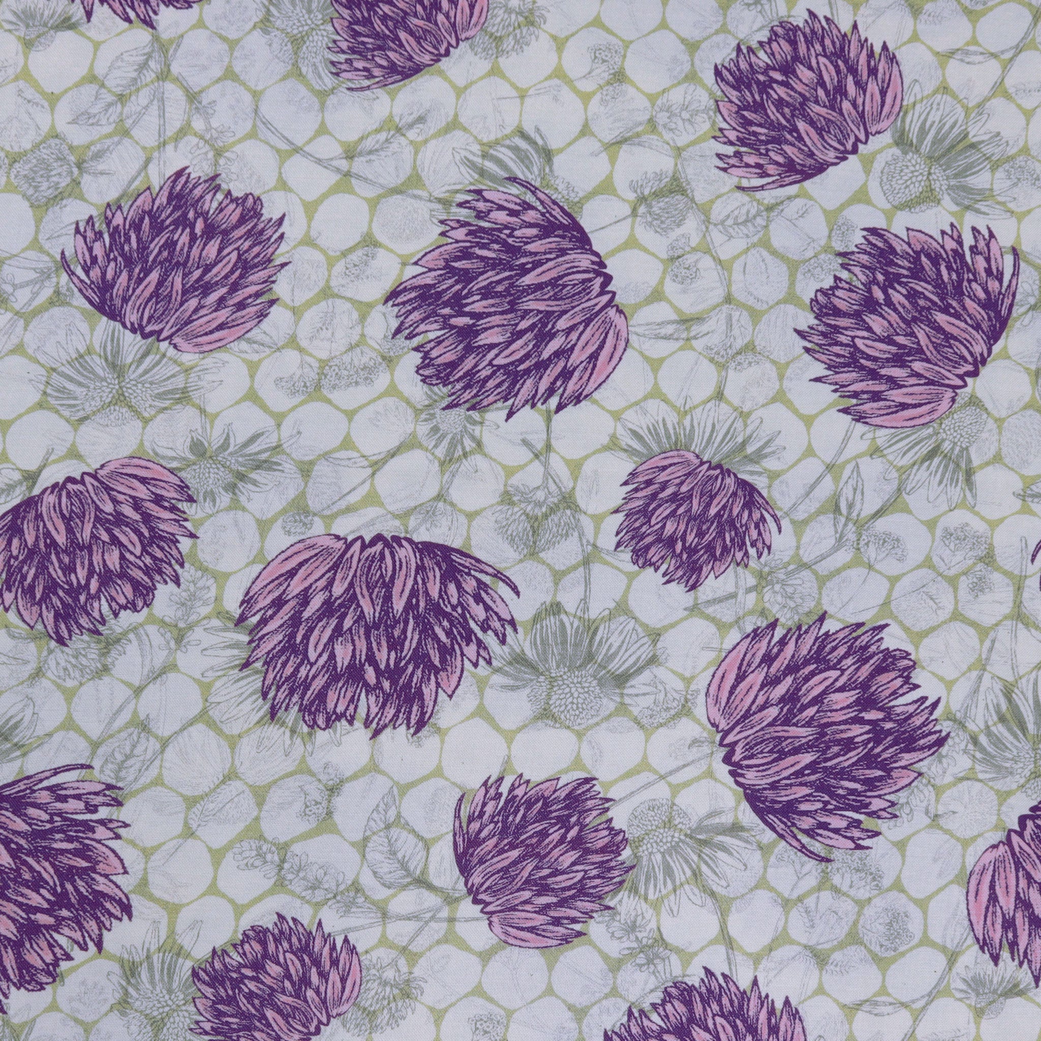 Bee Haven Fabric Collection - Clover Dot Natural