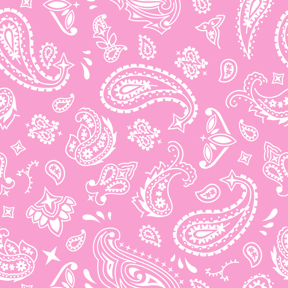 Bandana Fabric - Cupid Pink