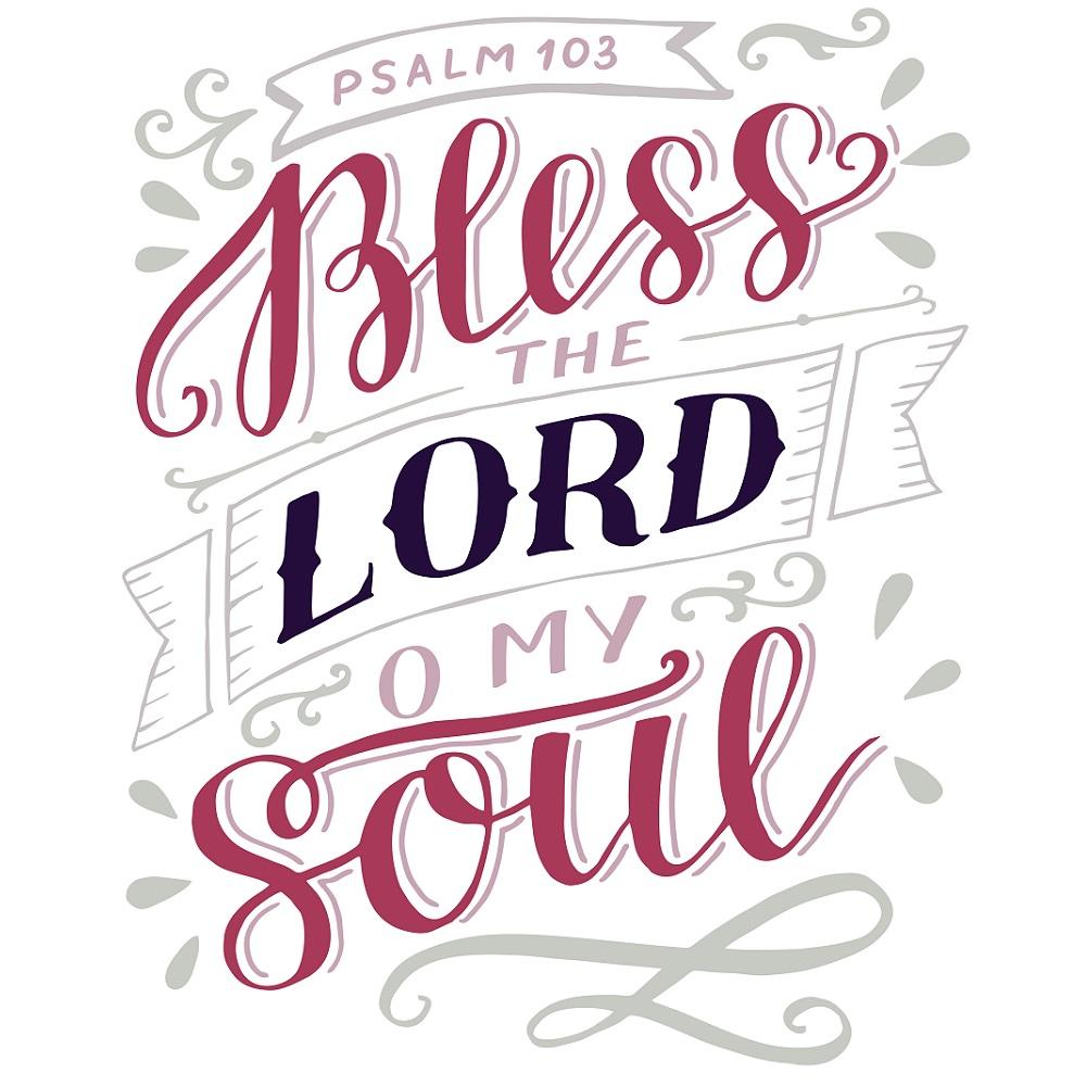 Bless the Lord, O My Soul Fabric Panel