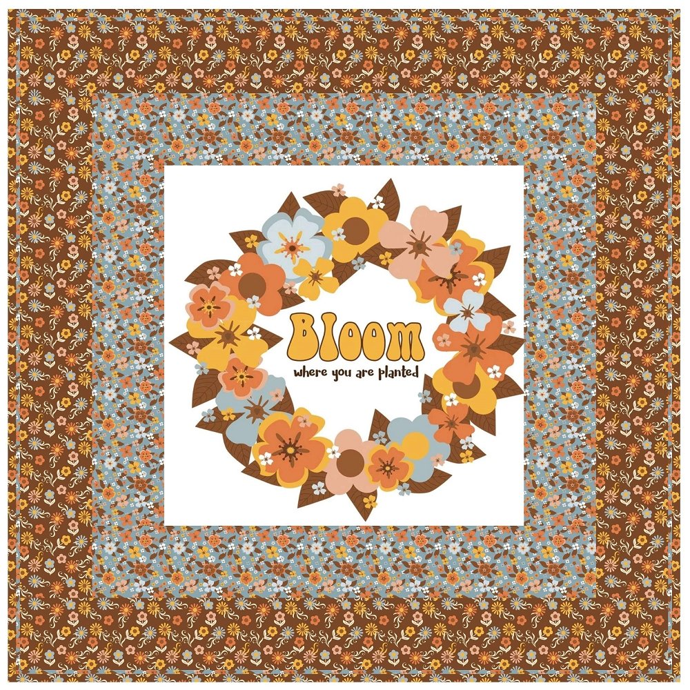 Bloom Where You Are Planted Wall Hanging 42" x 42"