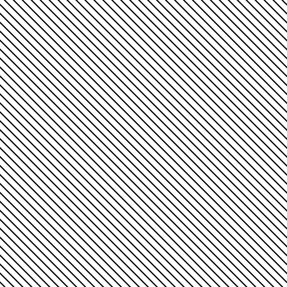Black & White Diagonal Stripes Fabric