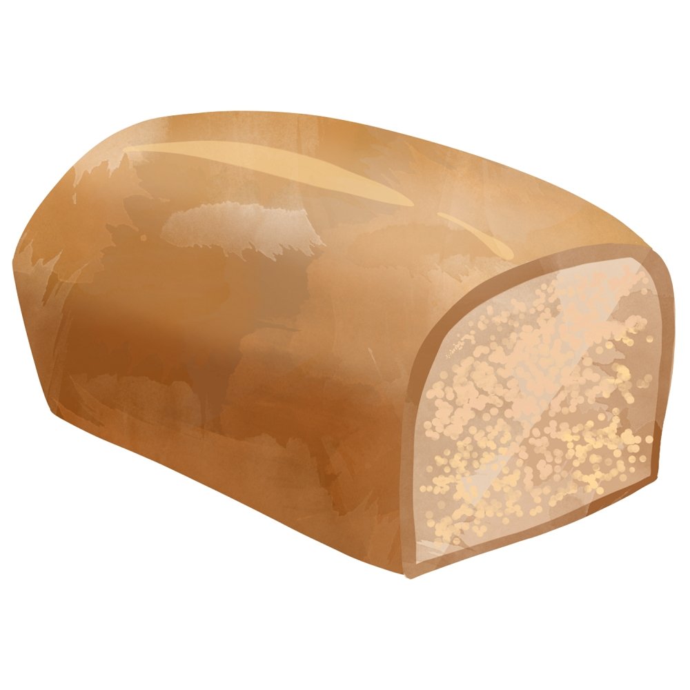 Beloved Bakery Bread #2 Fabric Panel