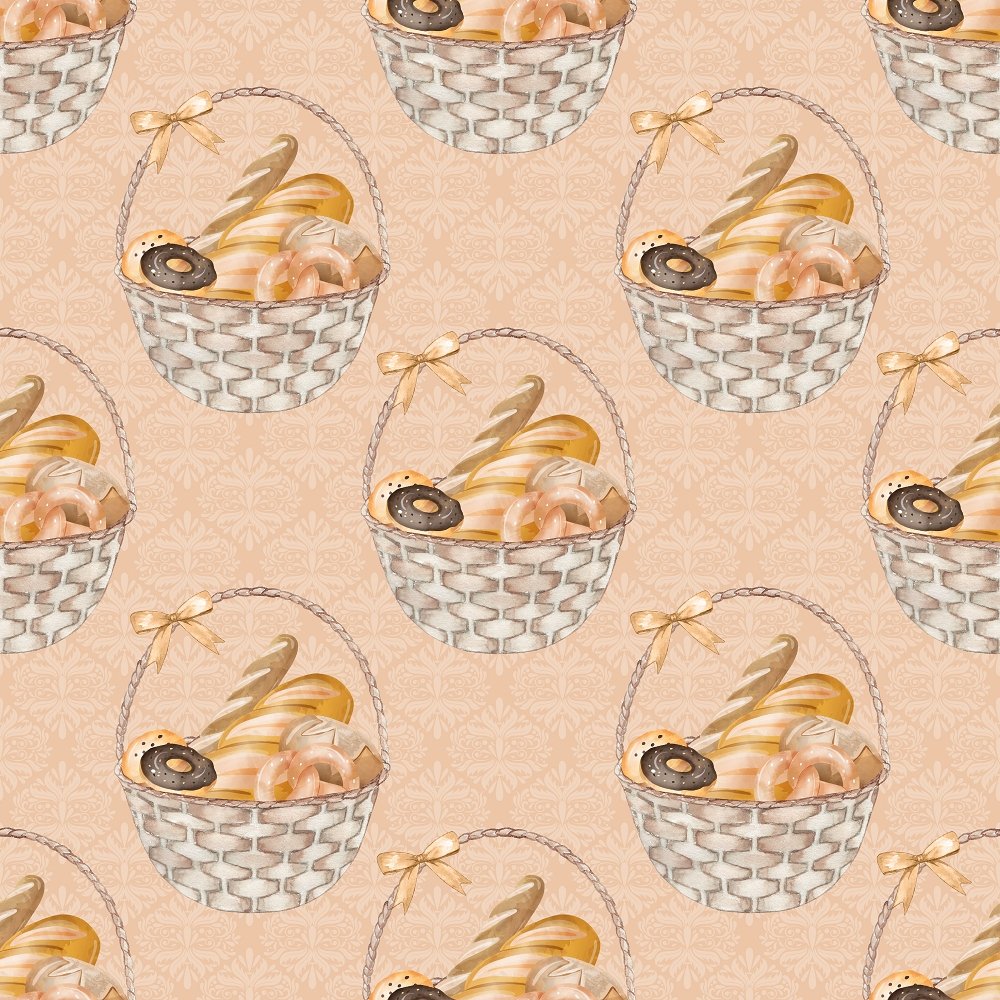 Beloved Basket Fabric - Cream