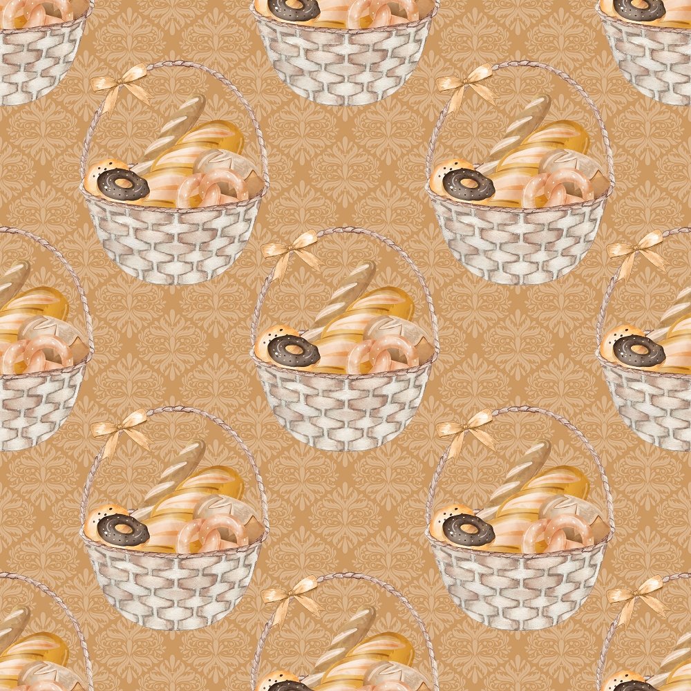 Beloved Basket Fabric - Tan