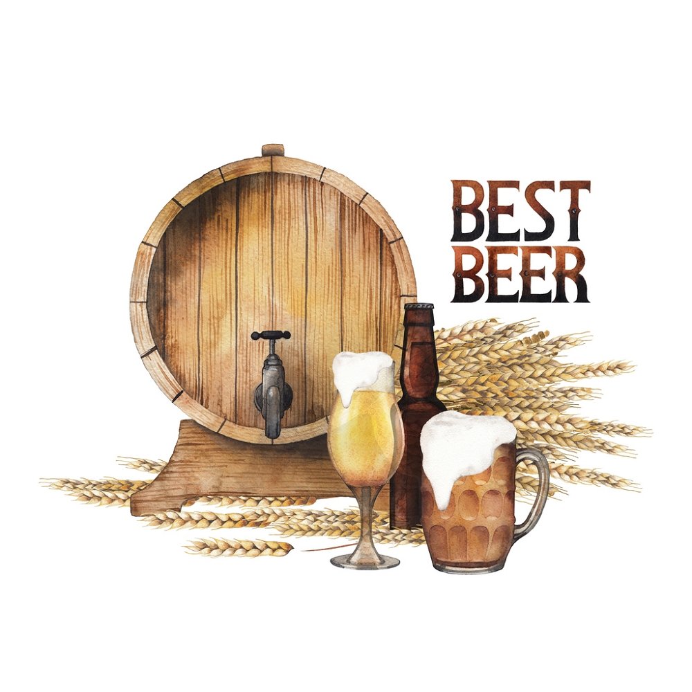 Best Beer Fabric Panel