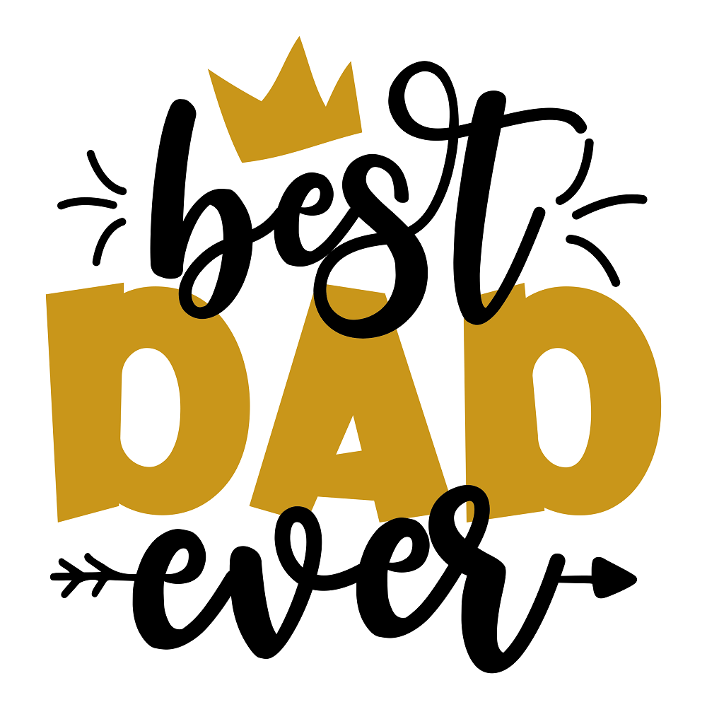 Best Dad Ever Fabric Panel