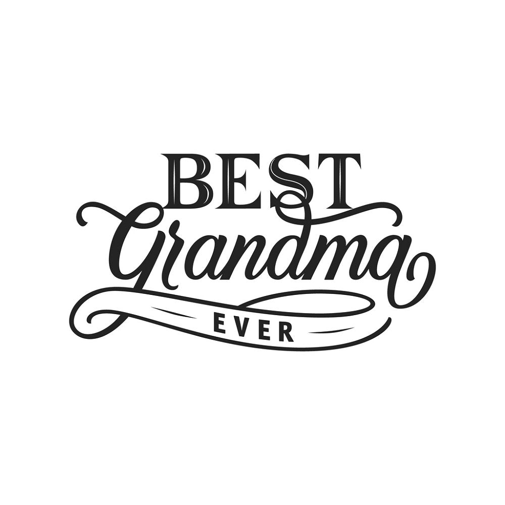 Best Grandma Ever Banner Fabric Panel