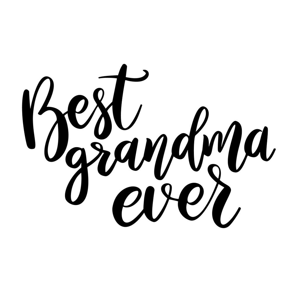 Best Grandma Ever Font Fabric Panel