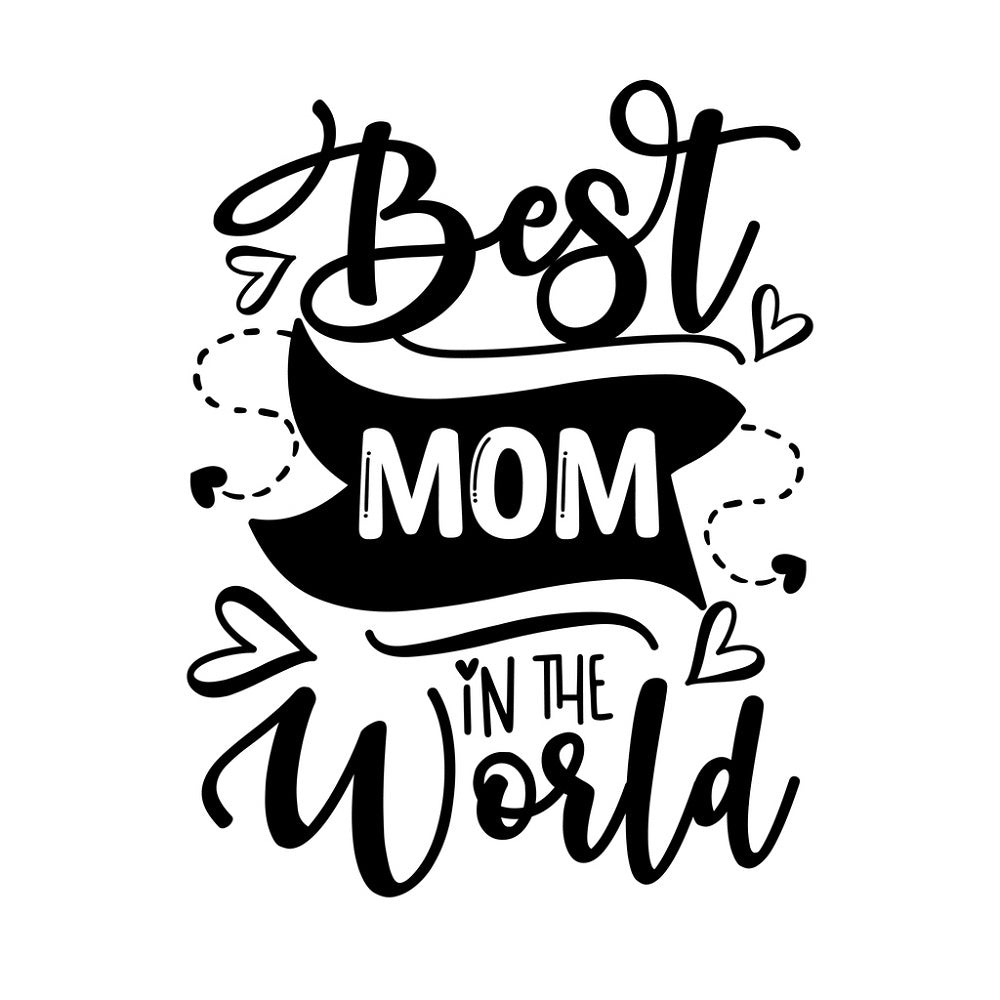 Best Mom In The World Fabric Panel