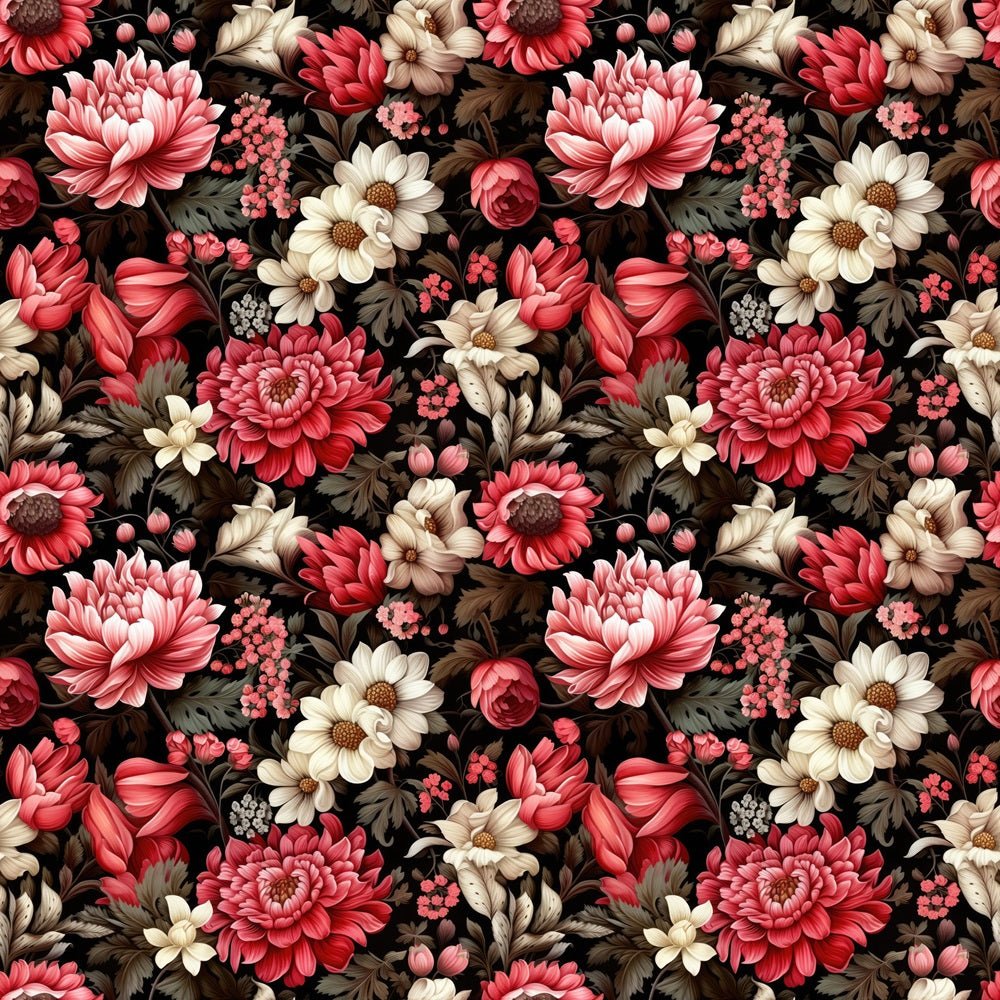 Beautiful Pink & White Floral Fabric