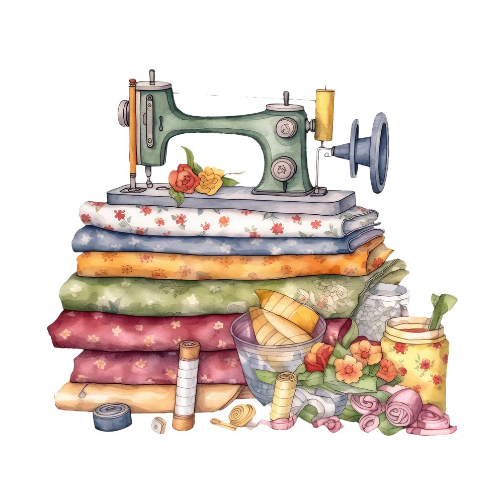 Beautiful Sewing #4 Fabric Panel