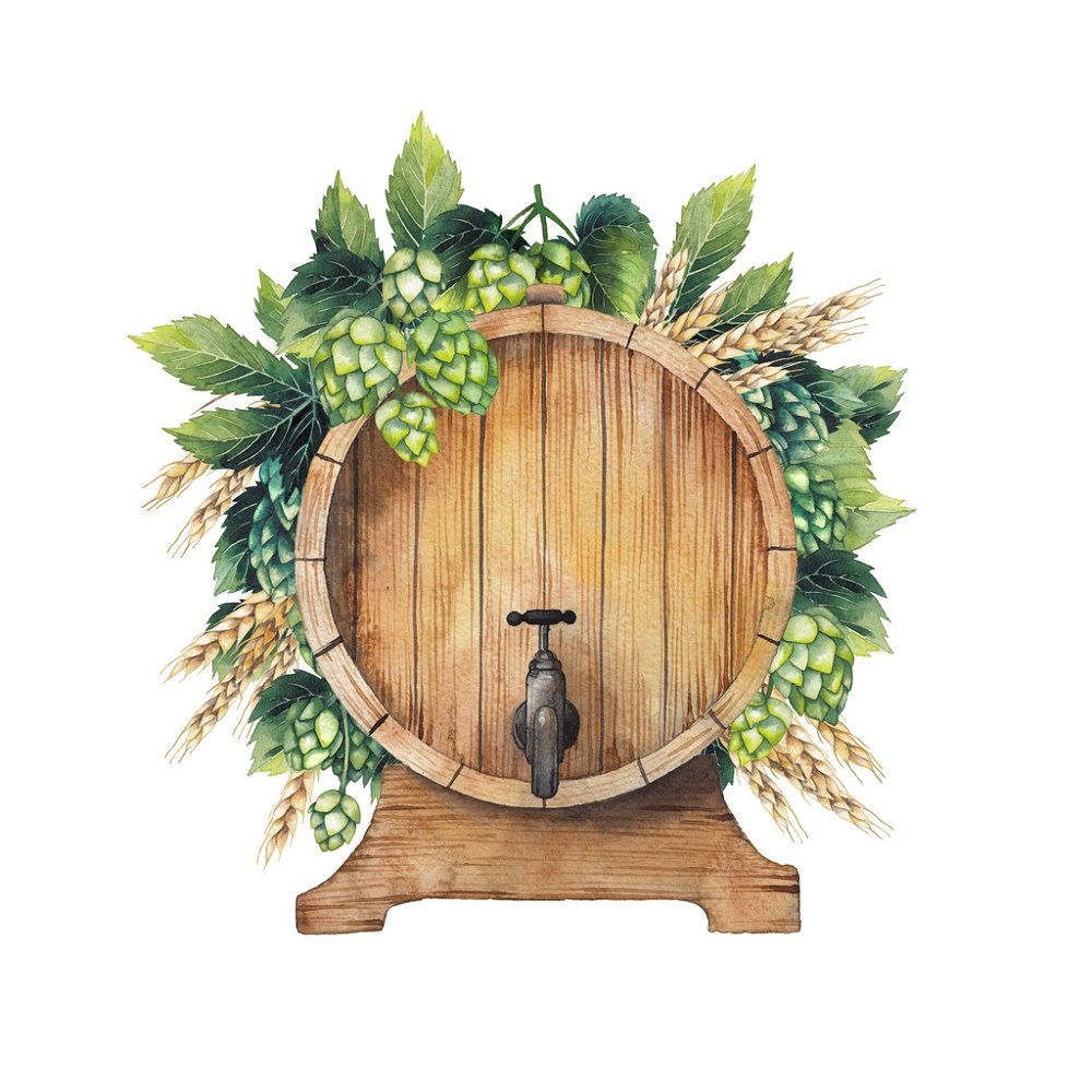 Beer On Tap Fabric Panel