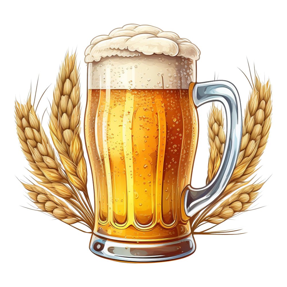 Beer Scene #2 Fabric Panel