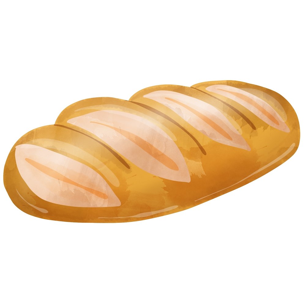 Beloved Bakery Bread #1 Fabric Panel