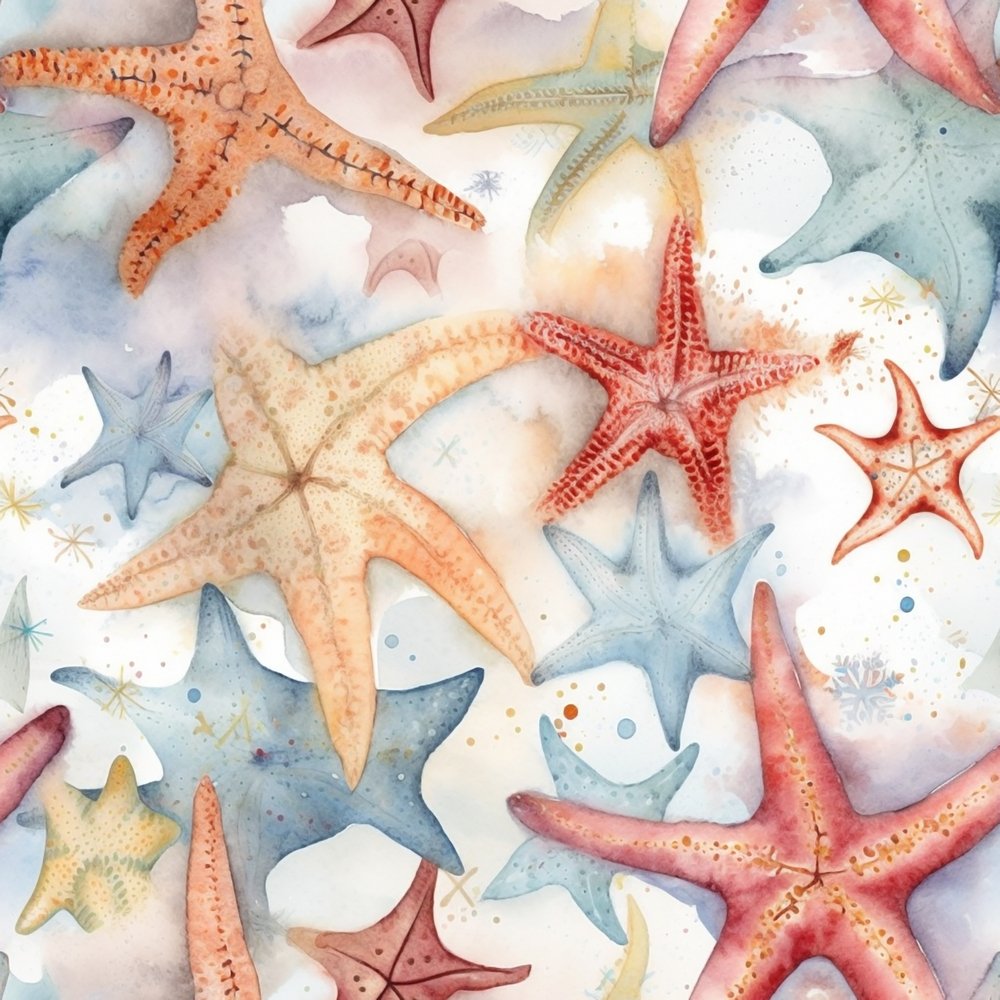 Beach Life Starfish Fabric