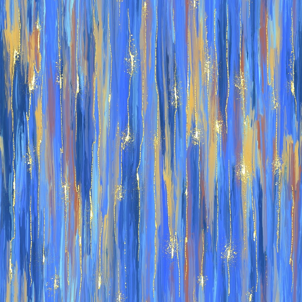 Beach Volume Painting Fabric