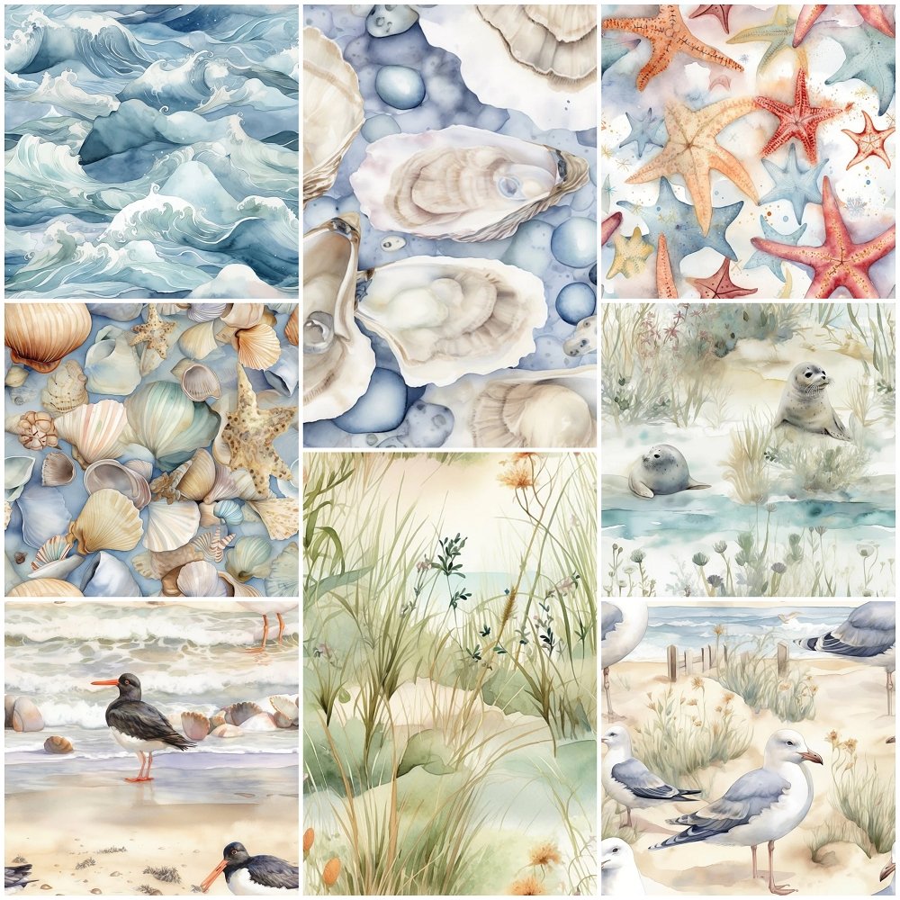 Beach Life Fabric Collection - 1 Yard Bundle