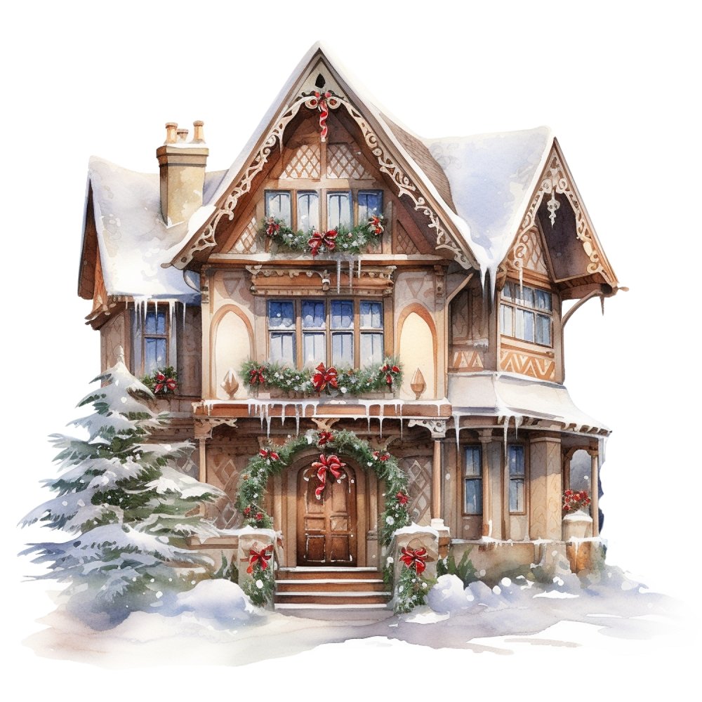 Winter Wonder Lane #2 Fabric Panel