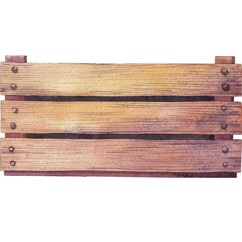 Wooden Crate Fabric Panel