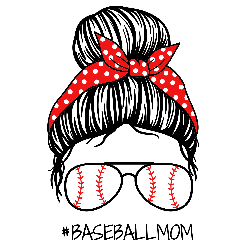 Baseball Mom Fabric Panel