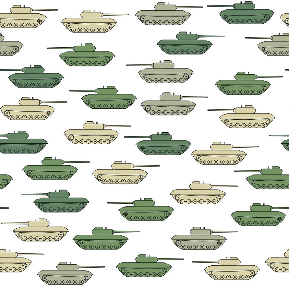 Battle Tanks Fabric