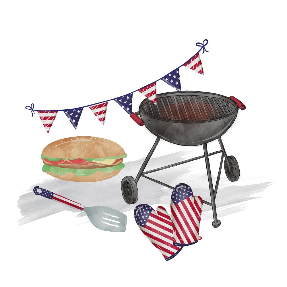 BBQ Essentials Fabric Panel