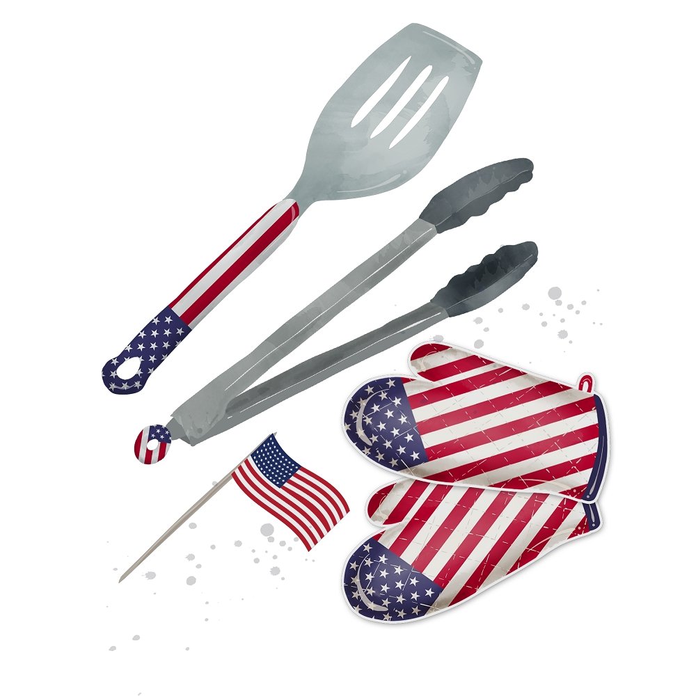 BBQ Tools Fabric Panel