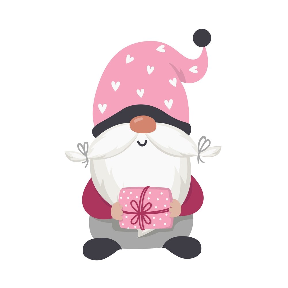 Be My Gnomie Fabric Panel