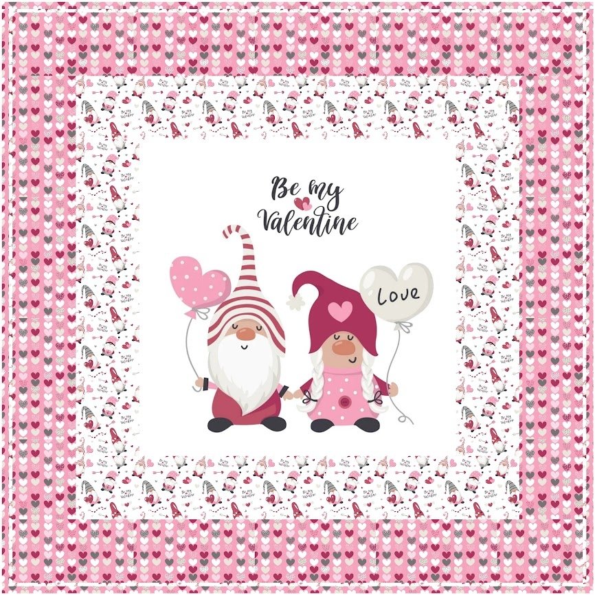 Be My Valentine Gnome Collection Wall Hanging