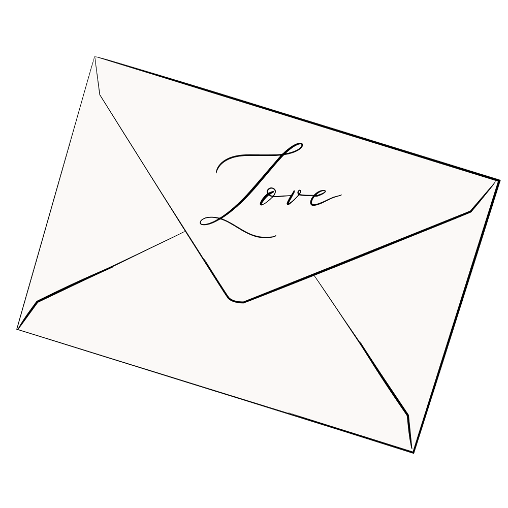 Be My Valentine Love Letter Fabric Panel