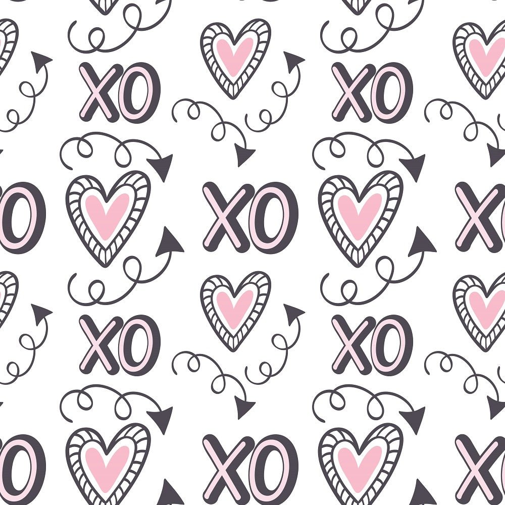 XOXO Hearts Pattern #17 Fabric