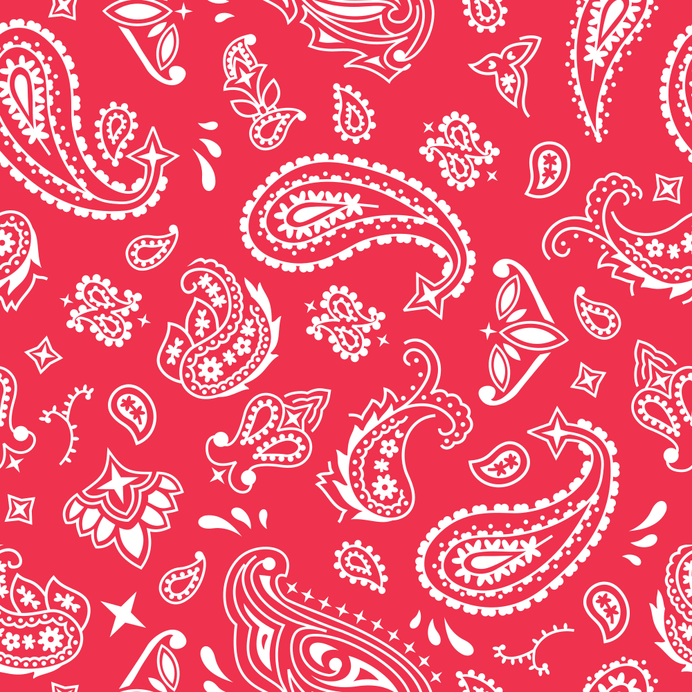 Bandana Fabric - Red