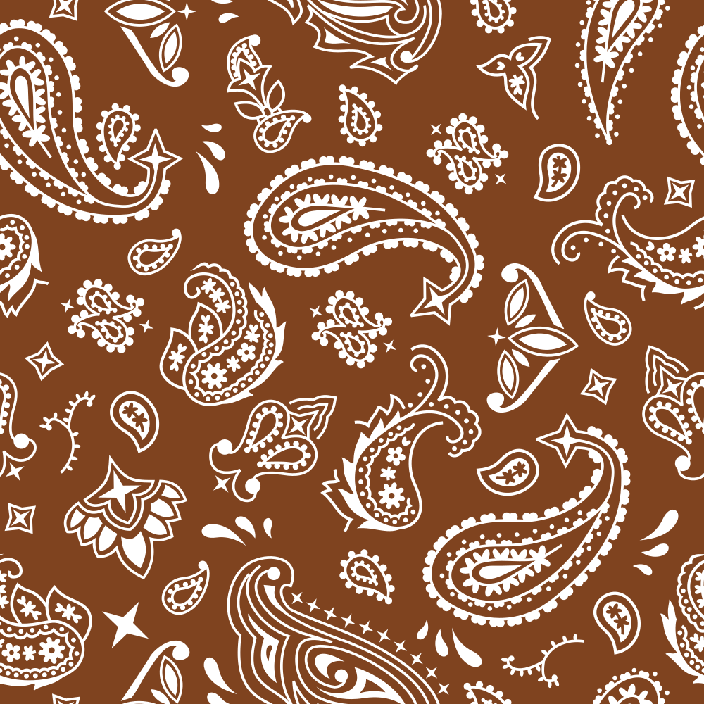 Bandana Fabric - Russet