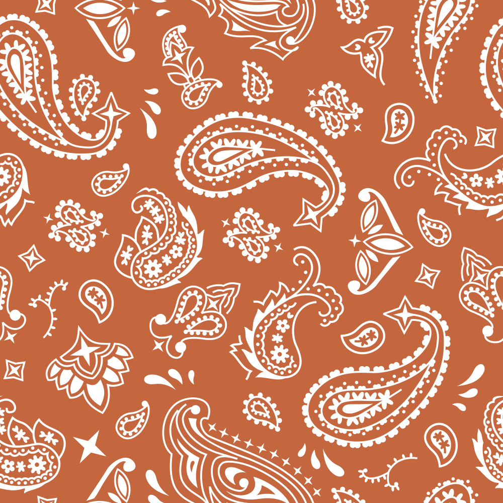 Bandana Fabric - Sienna