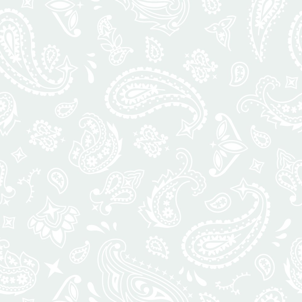 Bandana Fabric - Silver