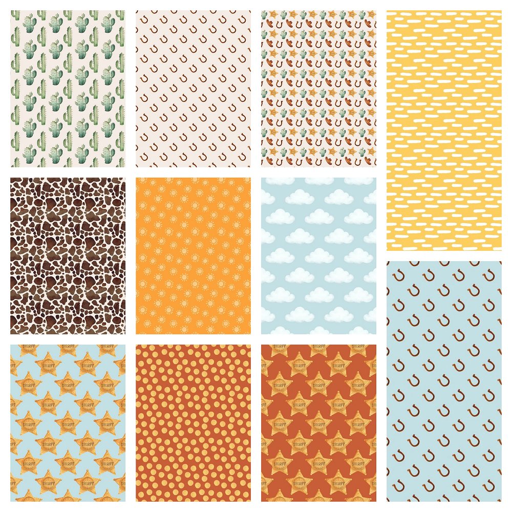 Wild, Wild, West! Fat Quarter Bundle - 11 Pieces