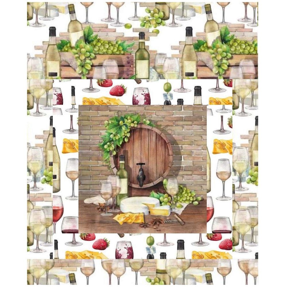 Wine Not? Mini Wall Hanging 9" x 9"