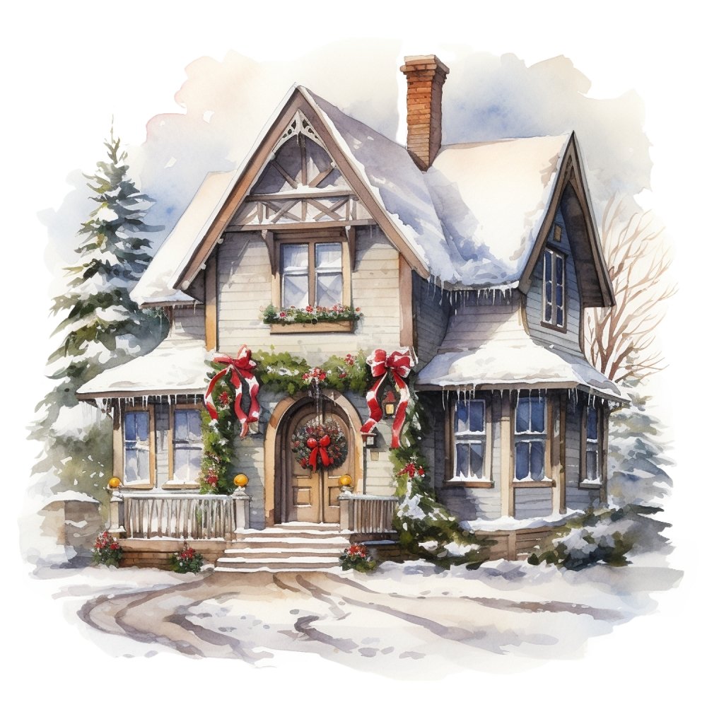 Winter Wonder Lane #16 Fabric Panel